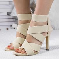 Women Sandals  New Summer Thin Heels Sexy Shoes for Women High Heels Shoes Shallow Casual Sandals Designer Sandals 35