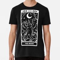 Mothman White Lines S to 5XL Made in the USA T-Shirt M