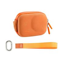 Leather Exterior Camera Storage Bag for DJI Action 6/5Pro/4/3/GoPro/Insta360 Ace Pro