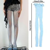 Goth Lolita Y2K Women Sexy Retro Gothic Lolita Cross Print Club Tights Cosplay JK Girls Tights Nylon Socks Fishnet Pantyhose One Size