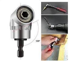 Impact Drill Driver Bit Set Extension Socket Adapter Hex Shank Right Angle