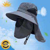 1pc Outdoor Face and Neck Sunscreen Hats for Men and Women in Summer Large Eave UV Protective Sun Hats Suitable for Fishing Mountaineering Cycling juoda