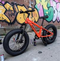 Vaikiškas fatbike dviratis GTR Orandžinis 20'