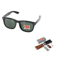 RayBan Vintage Square Sunglasses Sunglasses Black Unisex Injection Molded Sunglasses 57mm juoda