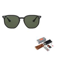 Ray Ban RB4306 Hexagonal Frame Polarised Sunglasses Unisex 54mm juoda