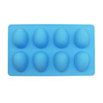 Egg Shaped Silicone Mold for Baking 8-Cavity Food-Grade Non-Stick Chocolate Molds Flexible Easter Freezer Molds Dishwasher Safe Cake Jello Ice B