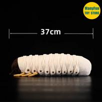 Lervės pliušinis žaislas Didelio tikslumo mealworm pliušinis žaisliukas Maggot Peluche Gyvūnų pliušiniai žaislai Imitacinė lėlė Kawai žaislas Dovanos