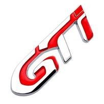 SQOB1 Automobilio sparno metalinė lipdukas Galinės bagažinės ženklelis Emblema Peugeot GTI GT GTline GT RCZ 406 405 205 3008 206 208 408 508 407 107 307
