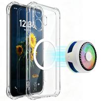 TCL NXTPAPER 70 Pro 5G telefono dėklas IMAK Atsparus smūgiams Minkštas magnetinis dėklas TCL NXTPAPER 70 Pro 5G balta