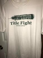 Rare Title Fight Band Since 2003 Retro Style White All Size Shirt AE104 XXXXL
