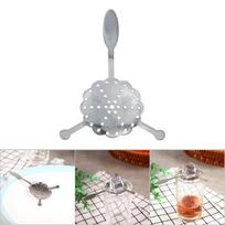 Not Easy To Deform Ice Filter Spoon Rustless Steel Mesh Skimmer Cube Sugar Strainer  Coffee Bar Three Tine