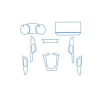 For nissan qashqai j11 2025 Tpu Transparent Film Car Interior Sticker Center Console Navigation Touch Screen Car Accessories Left Driver seat
