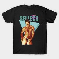 80s Hot Sexy Tom Selleck  T-Shirt Short Sleeve All Sizes S to 5 XL T01 Unisex T-Shirt XXL