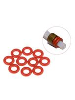 (YOUU06)10Pcs O-ring Food Grade Silicone For Coffee Machine Pressure Tube O Sealing Washer Red VMQ Repair Box Kit