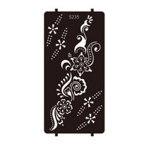 Reusable Indian Henna Tattoo Stencils Mehndi Hand Painting Templates DIY Flower L