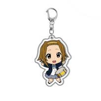 K-On Anime Acrylic Key Ring Light Music Club Hirasawa Yui Tainaka Ritsu Kotobuki Tsumugi Double Sided Pendant Keyring Manga Premium Quality 5.5CM