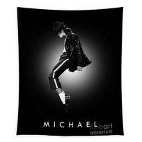 Paskutinis pasirodymasMichael Jackson Gobeleno kambario sienų apdaila Bendrabučio gobelenas baro vakarėlių dekoracija Koncertų suvenyrai 74x94cm(29x37in)