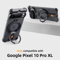 Oatsbasf Phone Case for Google Pixel 10 Pro XL/10 Pro Fold/10/10 Pro w/ 360° Rotation Stand Magnetic Shockproof Protective Cover
