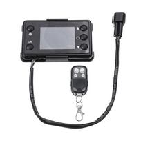 Šildytuvas 12V LCD Monitorius Jungiklis Nuotolinio Valdymo Pultas Priedai Automobiliui Sunkvežimiui Autobusui Traukiniui Universalus Oro Par 1 gray