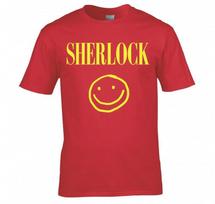 Sherlock Holmes Smilee Face T Shirt New 2XL