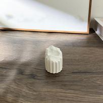 White Gypsum Roman Column Ring Stand Luxury Ring Display Rack  Photo Props 4.5cm No Base