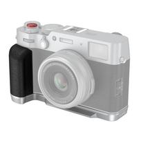 SmallRig handle for FUJIFILM X100VI with lightweight silicone side shutter button and hot shoe hand grip 4555B L-shaped / X100V, built-in Arca-Swiss