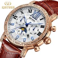 KINYUED tuščiaviduris tourbillon automatinis mechaninis laikrodis didelio vardo vėjo vyriškas laikrodis populiarus mechaninis laikrodis vyriška karta gray