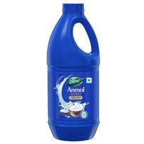 Dabur Anmol Gold 100 % Pure Coconut Oil - 1L | Natural | Nariyal Tel | Handpicked Sundried Coconuts | Multipurpose Oil blue