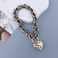 Fashionable Denim Chain Wrist Strap Pendant for Phones & Bags Denim Lanyard