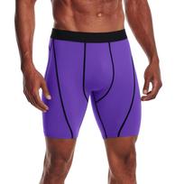 Men's Lightweight Quick Dry Compression Shorts for Running Cycling Swimming Breathable Stretchy Panel Design Athletic Shorts XL violetinė