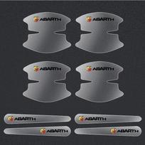 GAGBB1 8PCS Car Door Handle Bowl Scratch Protective Stickers For Fiat Abarth 500 595 124 Spider Ducato Panda Tipo Bravo Accessories