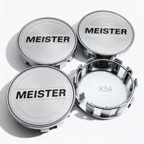 4pcs JDM W Work MEISTER Logo Emblem Car Wheel Center Caps OD 54MM 50MM Wheels Hub Cap Rim Hubcaps Dust Cover Replace Accessories (as the picture,MEISTER Badge&4pcs K54 Wheel Caps)