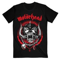 Motorhead T-Shirt Lightning Wreath Band Official Black New M