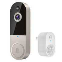1080P Wireless Doorbell Camera Night Vision Doorbell with Camera Motion Detection for Home Office