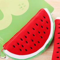 Kūrybingas arbūzo pliušinis pieštukinė Kawaii pieštukinė Mokyklinė pieštukinė krepšys Reikmenys Mokyklinė dėžutė Pieštukų dėklas Raštinės reikmenys