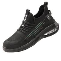 Labor Insurance Shoes Men's Anti-smash and Anti-piercing Lightweight Air Cushion Comfortable Steel Head Shoes Are Safe 36