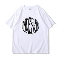 Punk Aphex Twin Print T-Shirt Oversize Hip Hop Men's Streetwear Harajuku T Shirt Goth Summer Top Short Sleeve Cotton Clothes Y2k S