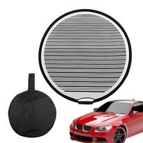 80cm Circular Striped Foldable PDR Lined Light Reflector Board Round Dent Panel Vehicle Scratch Hail Damages Car Check  Tool CHINA