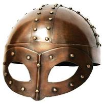 Viking Helmet Replica Authentic Norse Warrior Helmet Medieval LARP Cosplay Armor Nordic Costume Headgear for Reenactment Decor
