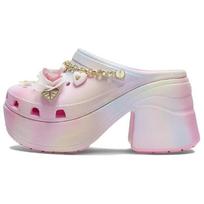Crocs Siren Clog EVA Madingi Aukštakulniai Skylėti Batai 9.2cm Moteriški Rožiniai 39-40 rožinė