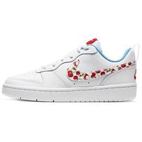 Nike Court Borough Low 2 Balti vyšniniai GS sportbačiai CJ2238-100 37.5