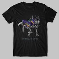 Classic Motorcycle XRV750 Africa Twin Wolf Transfiguration Inspired T-Shirt 100% Cotton O-Neck Short Sleeve Casual Mens T-shirt S