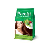 Neeta Hair Henna Colour Natural Brown 125g X Pack of 4 Ammonia Free Hair Dye for Women Men