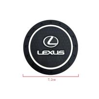 Automobilio neslystantis padėkliukas vandens puodeliui, neslystanti pagalvėlė, priedai Lexus IS250 IS200 CT200h GS300 LS430 RX450h LX570 IS300 ES RX LS black
