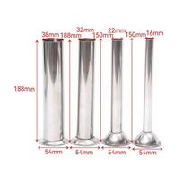 Large Stainless Steel Sausage Stuffer 4-Piece Set - Funnel Accessories for Pig Intestine Casings