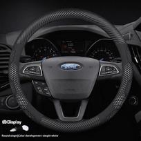 UYEG8 Anglies Pluošto Suede Vairo Dangtelis Ford Focus F150 Mondeo Fiesta Kuga Edge Ecosport Explorer Escape Fusion Automobilio Aksesuaras