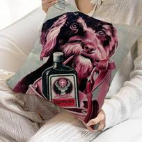 J-Jagermeister Anime Pillow Covers Cartoon Sofa Decorative Home Double-Sided Printing Short Plush Cute Cushion Cover Peach skin 18*18(CM)-1Pcs
