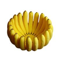 3D spausdinta banano formos vaisių dubuo Juokinga dekoratyvinė vaisių lėkštė Darbalaukio raktų dubuo Namų virtuvės valgomojo dekoravimui Size#15cm