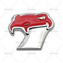 3D Metal Viper Emblem Fit Dodge Ram Durango Side Rear Trunk Personalized Modification Badge raudona