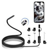 NEVOS Fiberscope Endoscope Camera 8 LED Lights 1920P HD IP67 Waterproof Recording No Charging Required No WIFI Required For Air Vehicle Inspection
